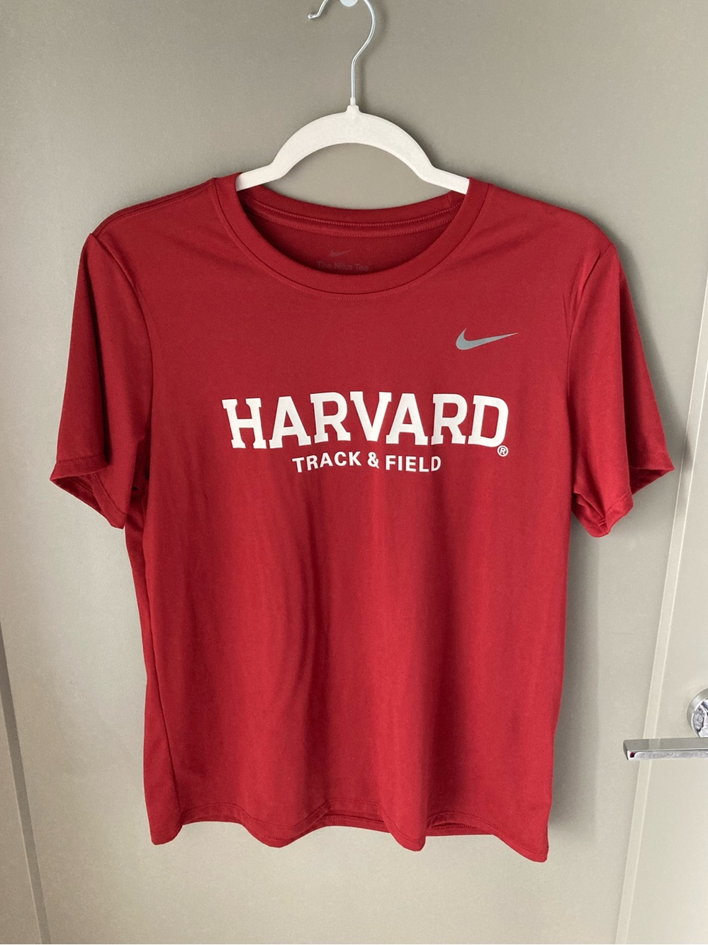 Nike Red Harvard Track Tee